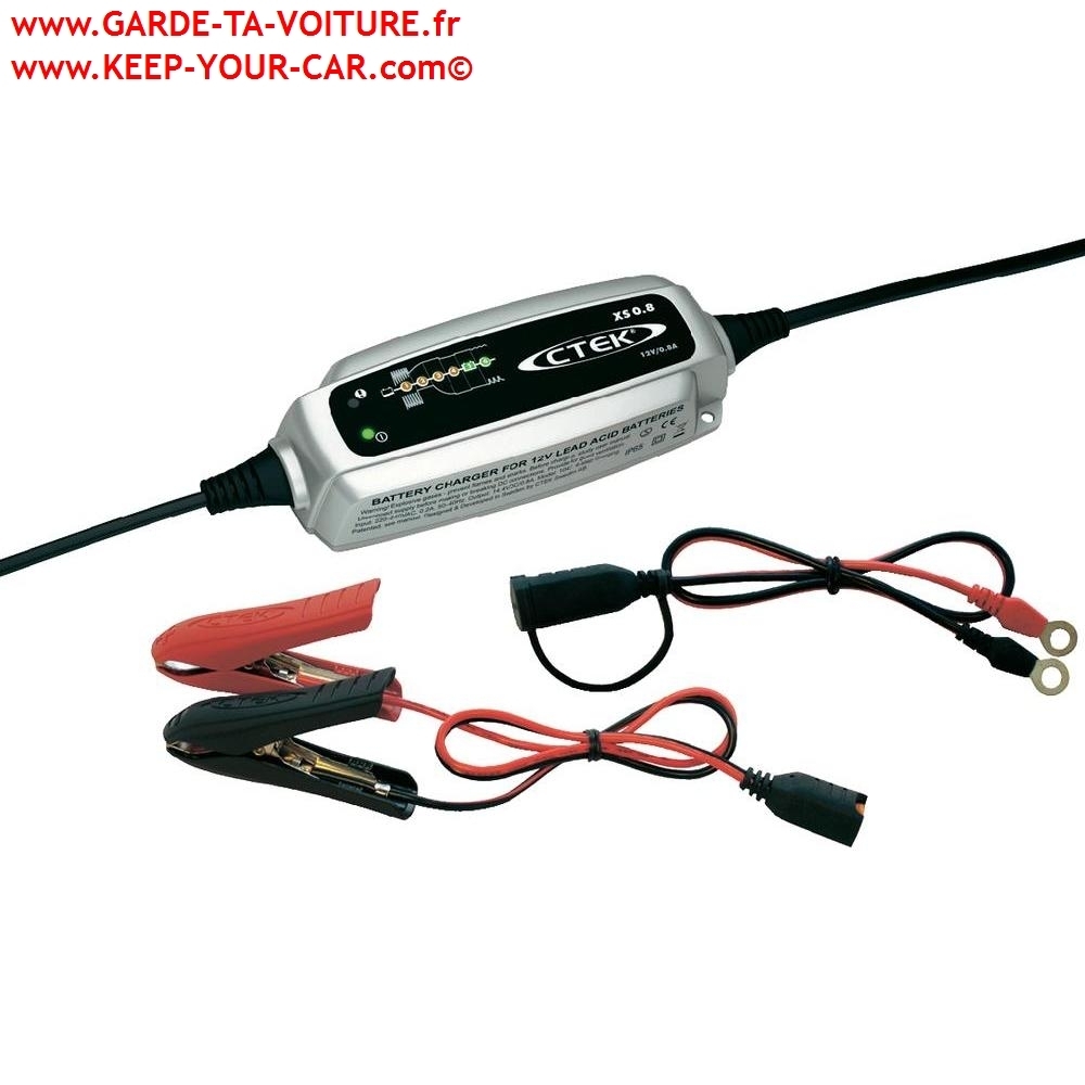 CTEK XS 0.8 Compact Battery 0.8A Car Automotive Battery Charger EU Plug 