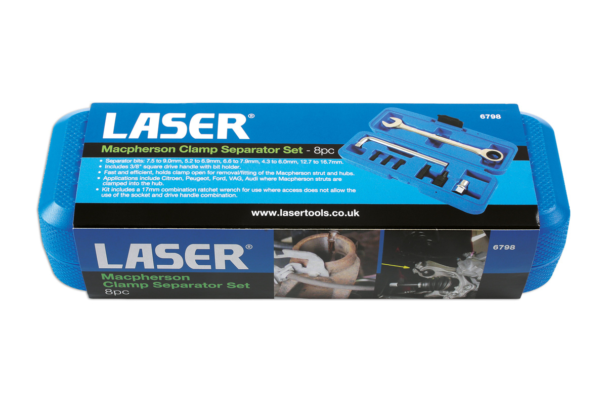 6798L Laser Tools Macpherson Clamp Separator Set 